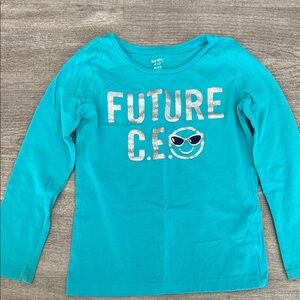 Carter's Teal 'Future C.E.O.' Kids Shirt